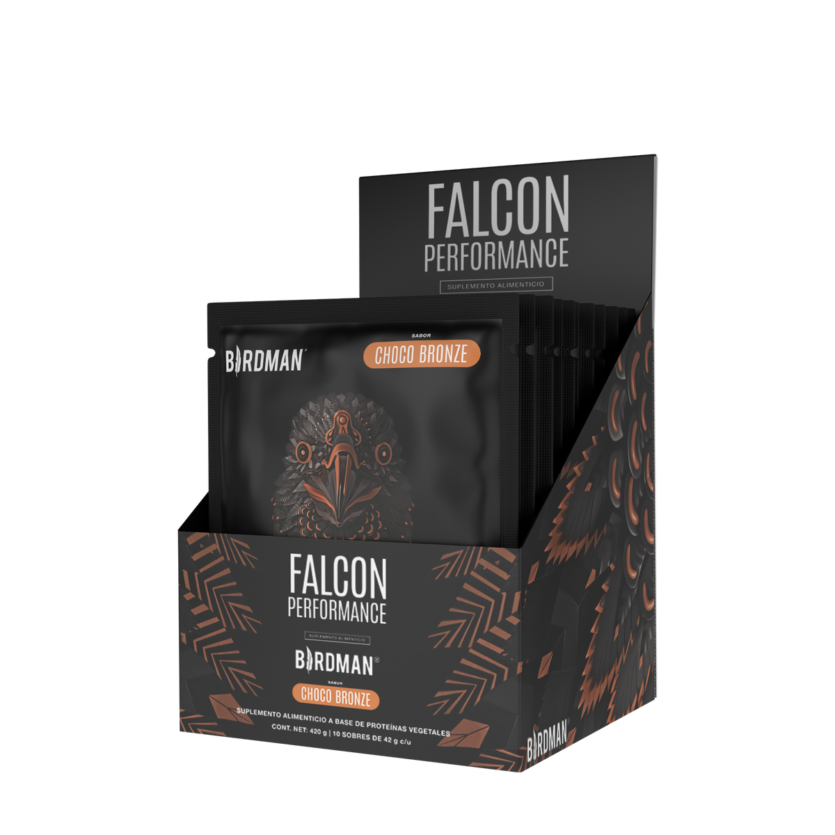 Falcon Performance 10 Pack Sobres – Birdman Mayoristas